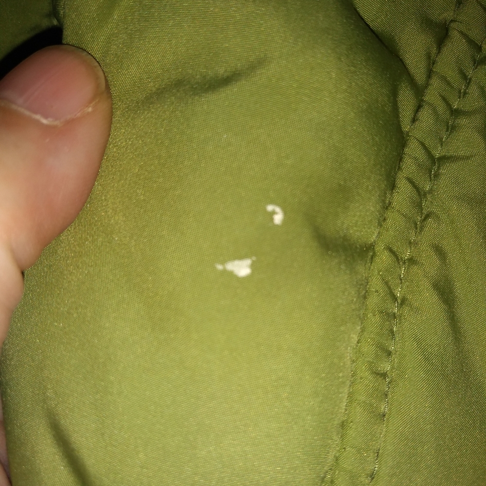 Jones New York Green Studio Puffer Winter Jacket with Fur Trim Hood, Siz… - Picture 16 of 16